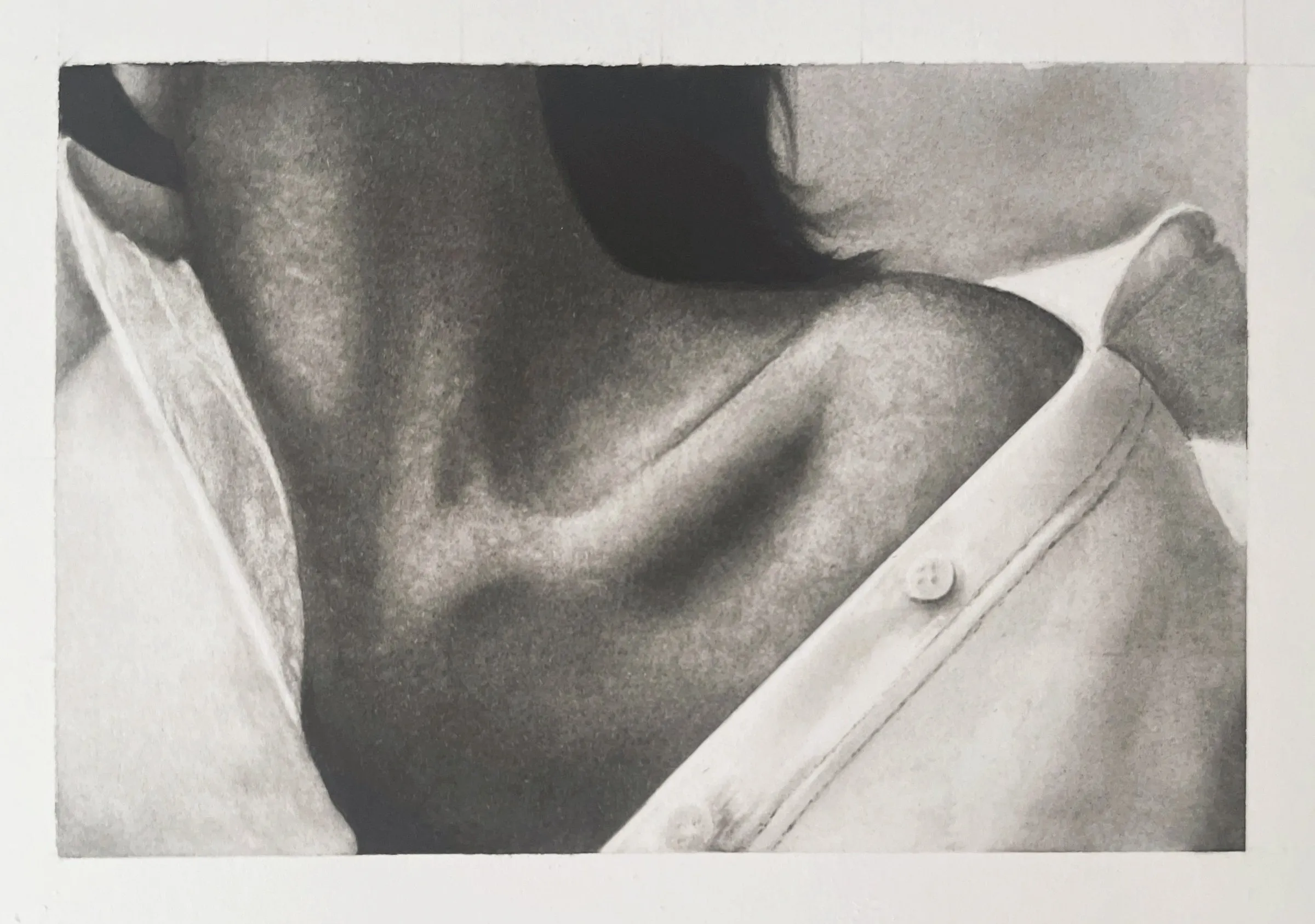 Belle Belle Belle, charcoal drawing by Simone Liberty